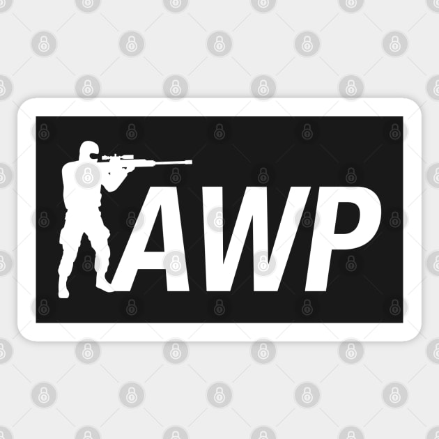 AWP Sniper CSGO PUBG Gaming Sticker by pixeptional